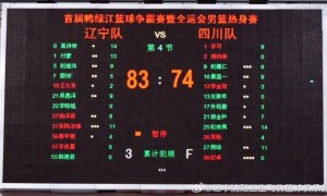 全运男篮热身赛-北京32分狂胜山东 辽宁击败四川