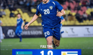 乌兹热身1-2乌拉圭！卡纳瓦罗遭遇上任后首败 赛后合影贝尔萨